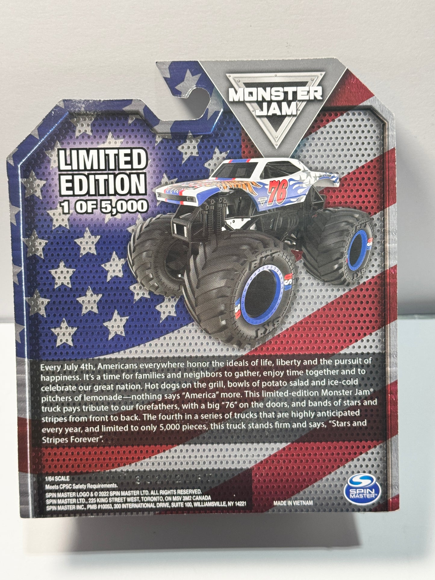 “76” 4th of July exclusive 1 of 5000 limited edition