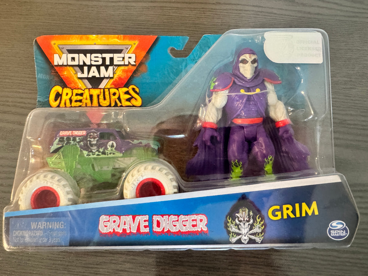 Monster Jam Creatures Grim White Variant
