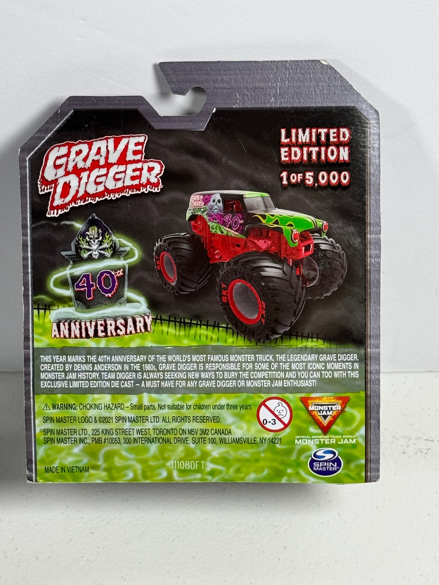 2022 Grave Digger 40th Anniversary Limited Edition 1/5000