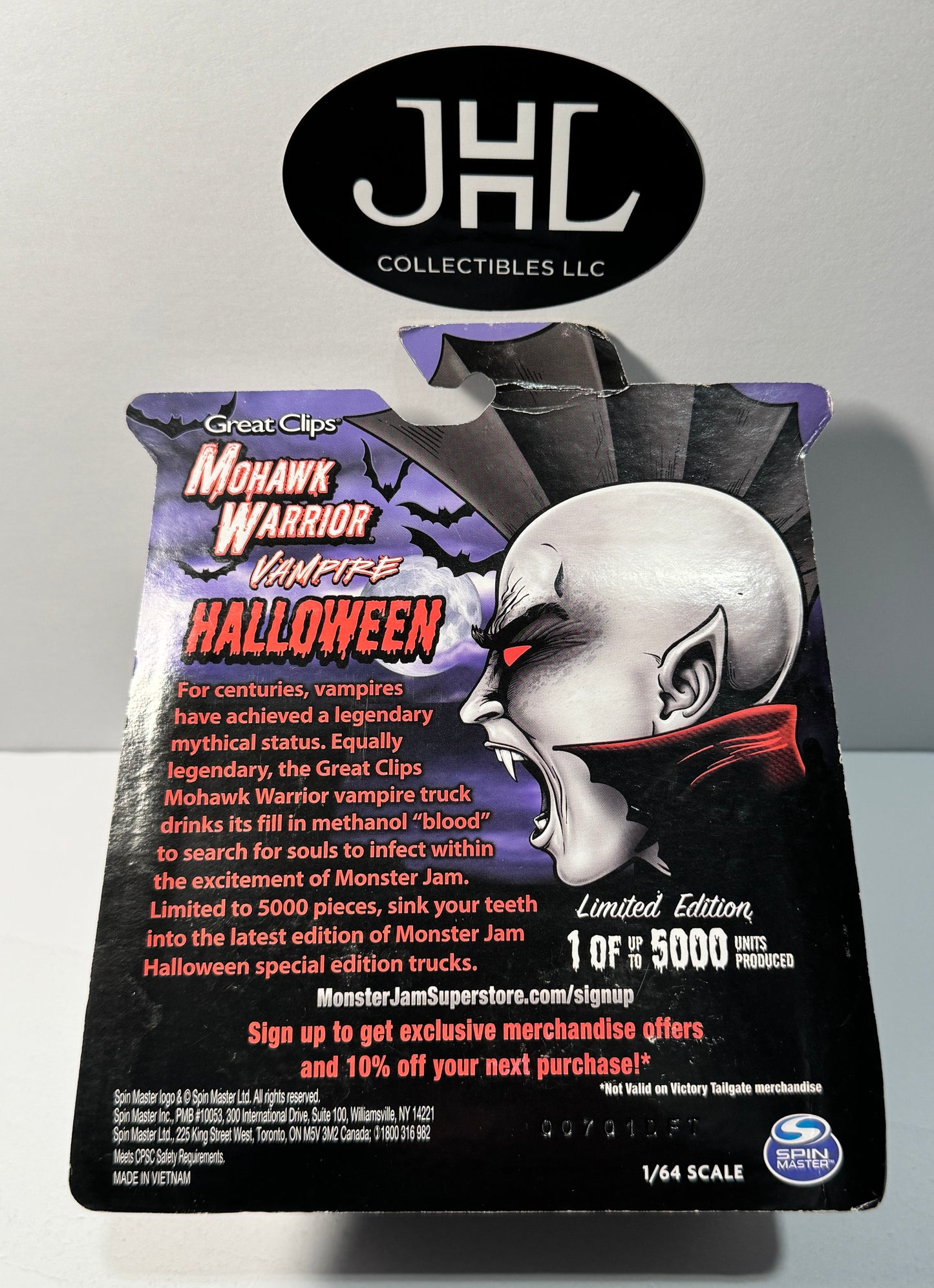 2020 Mohawk Warrior Vampire Halloween Limited Edition 1/5000
