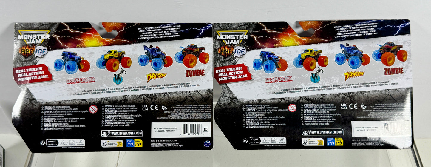 Fire & Ice Split 2pk set (4 trucks)