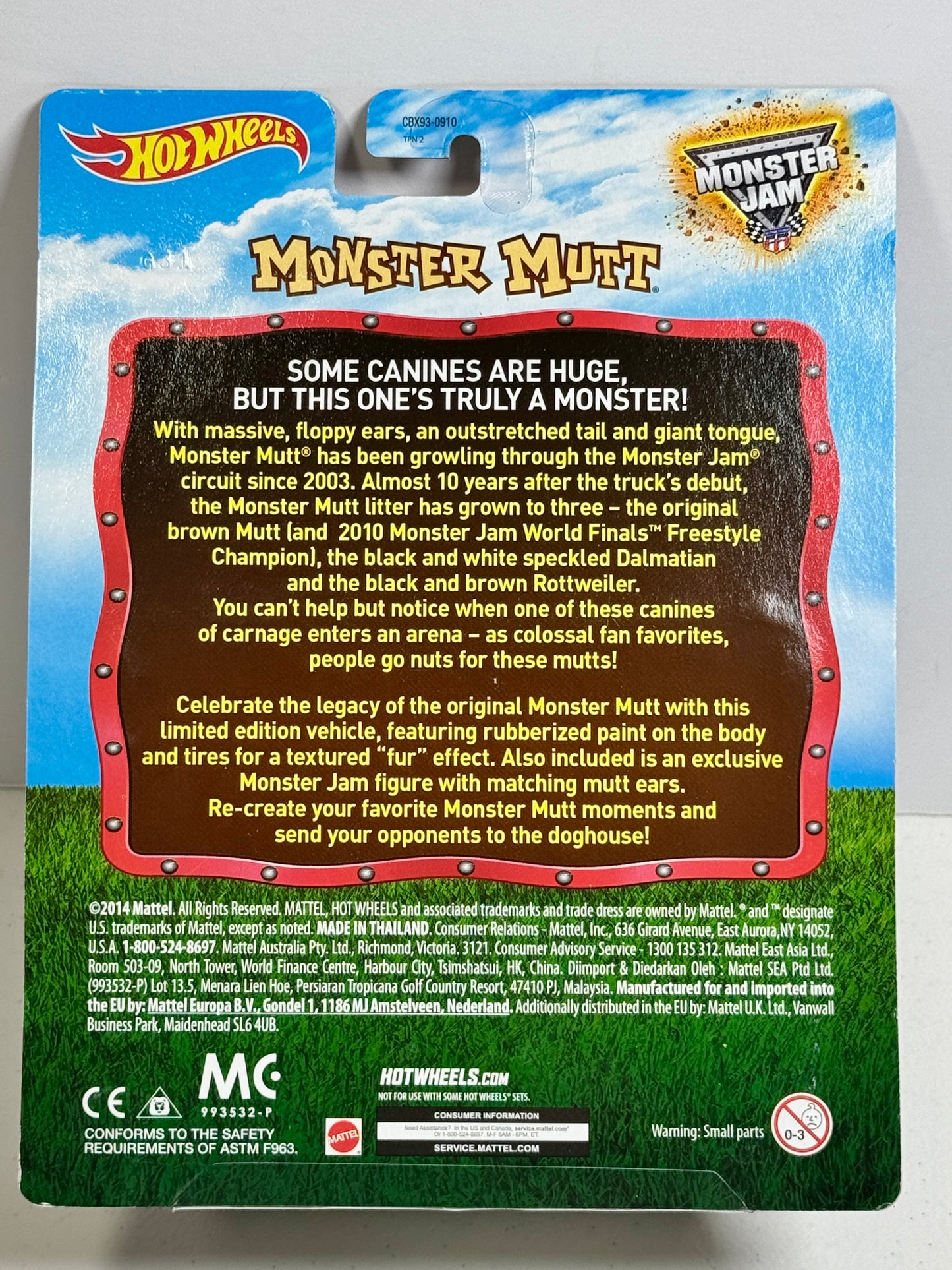 Hot Wheels Monster Mutt Mail-In