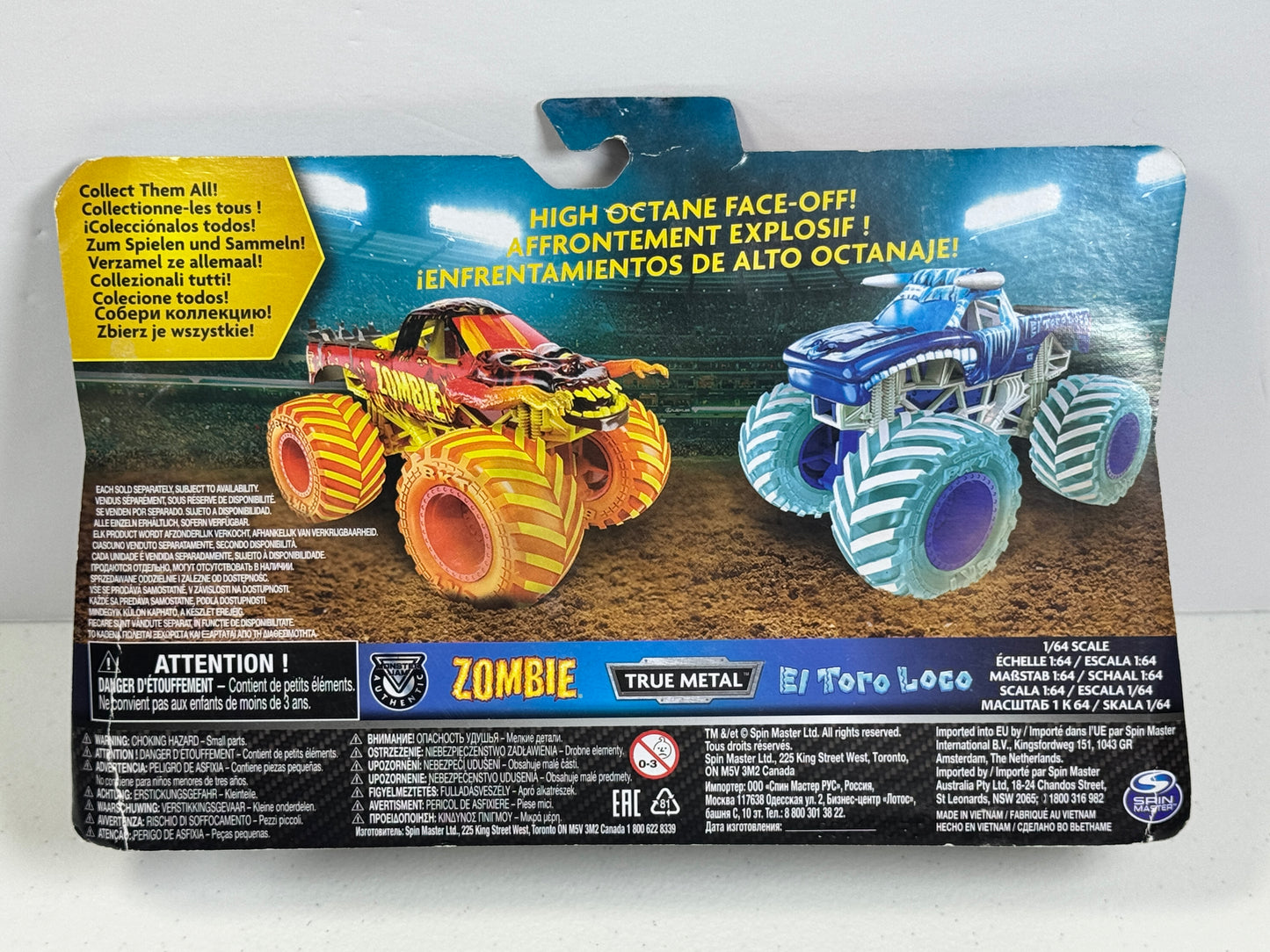 Monster Jam Fire & Ice Wildfire Max-D vs. Ice Yeti