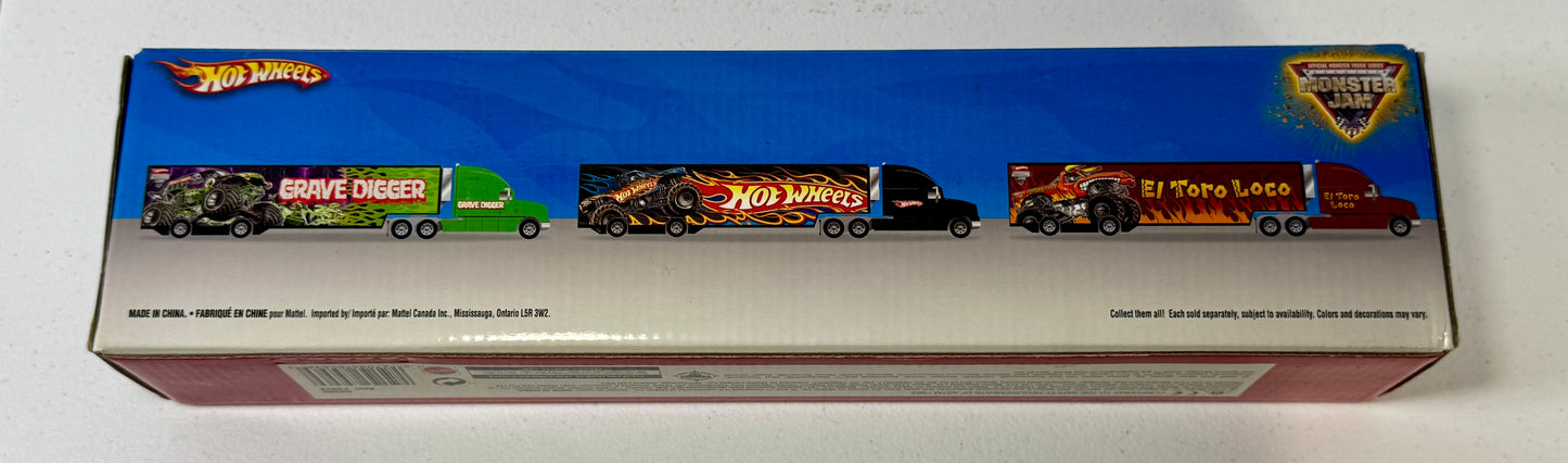 Hot Wheels Monster Jam Captains Curse Transport Hauler