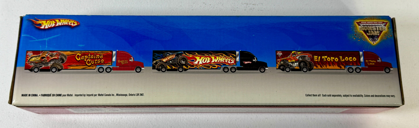 Hot Wheels Monster Jam Grave Digger Transport Hauler