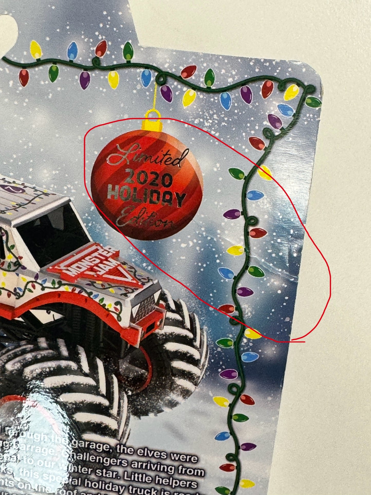 Monster Jam Holidays Stunt 2020 Limited Edition (1 of 3000)