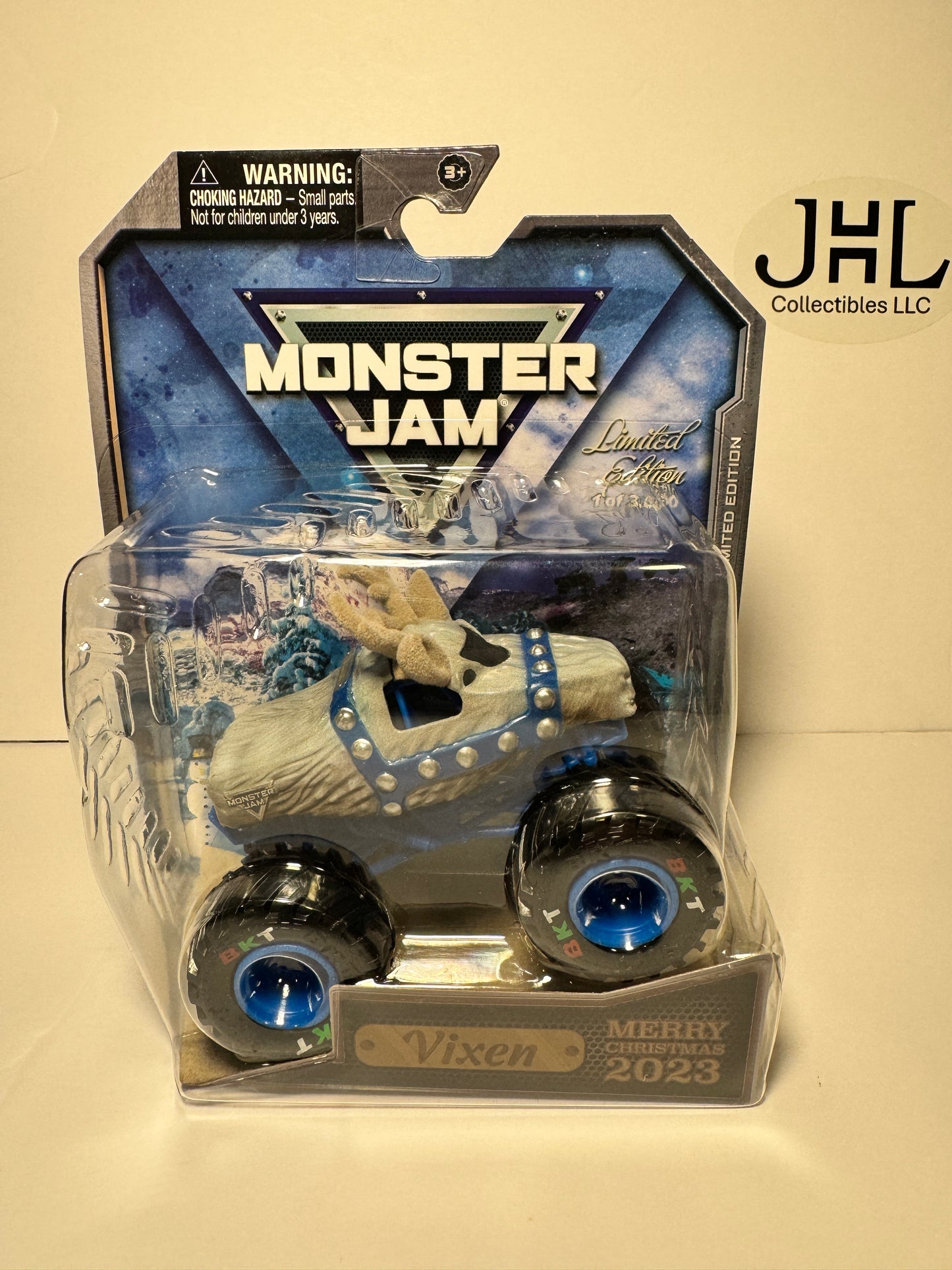 Monster Jam Merry Christmas 2023 Limited Edition (1 of 3000) Vixen