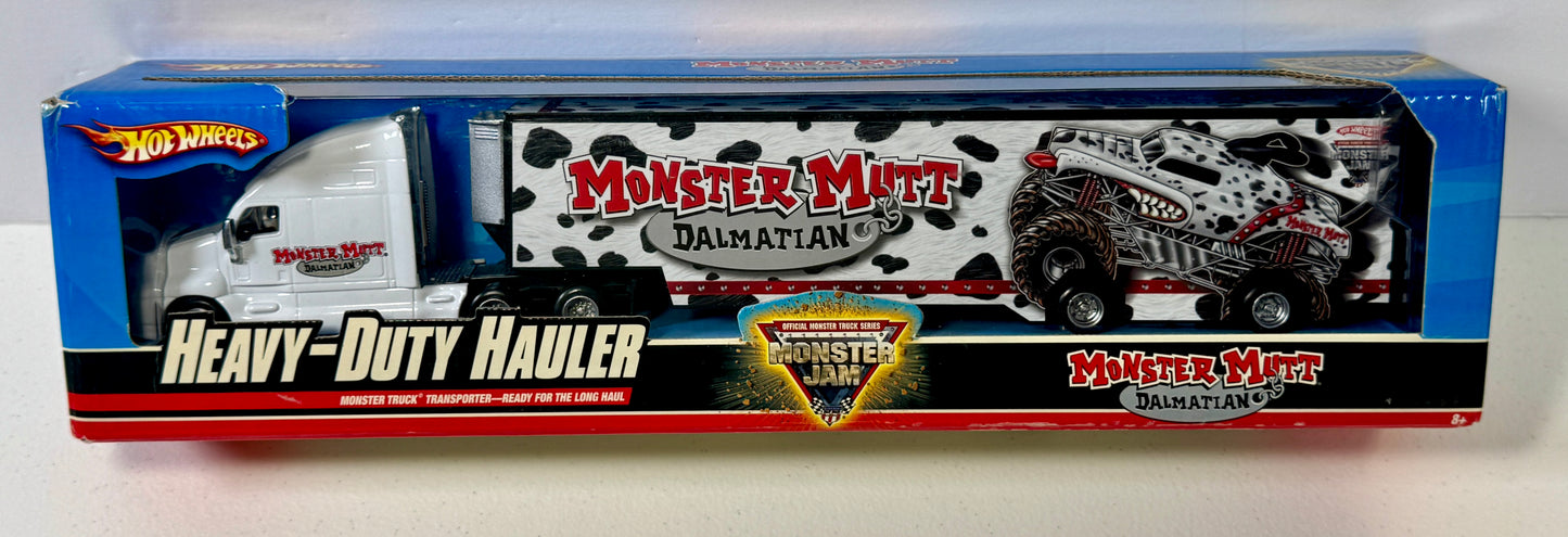 Hot Wheels Monster Jam Monster Mutt Dalmatian Transport Hauler