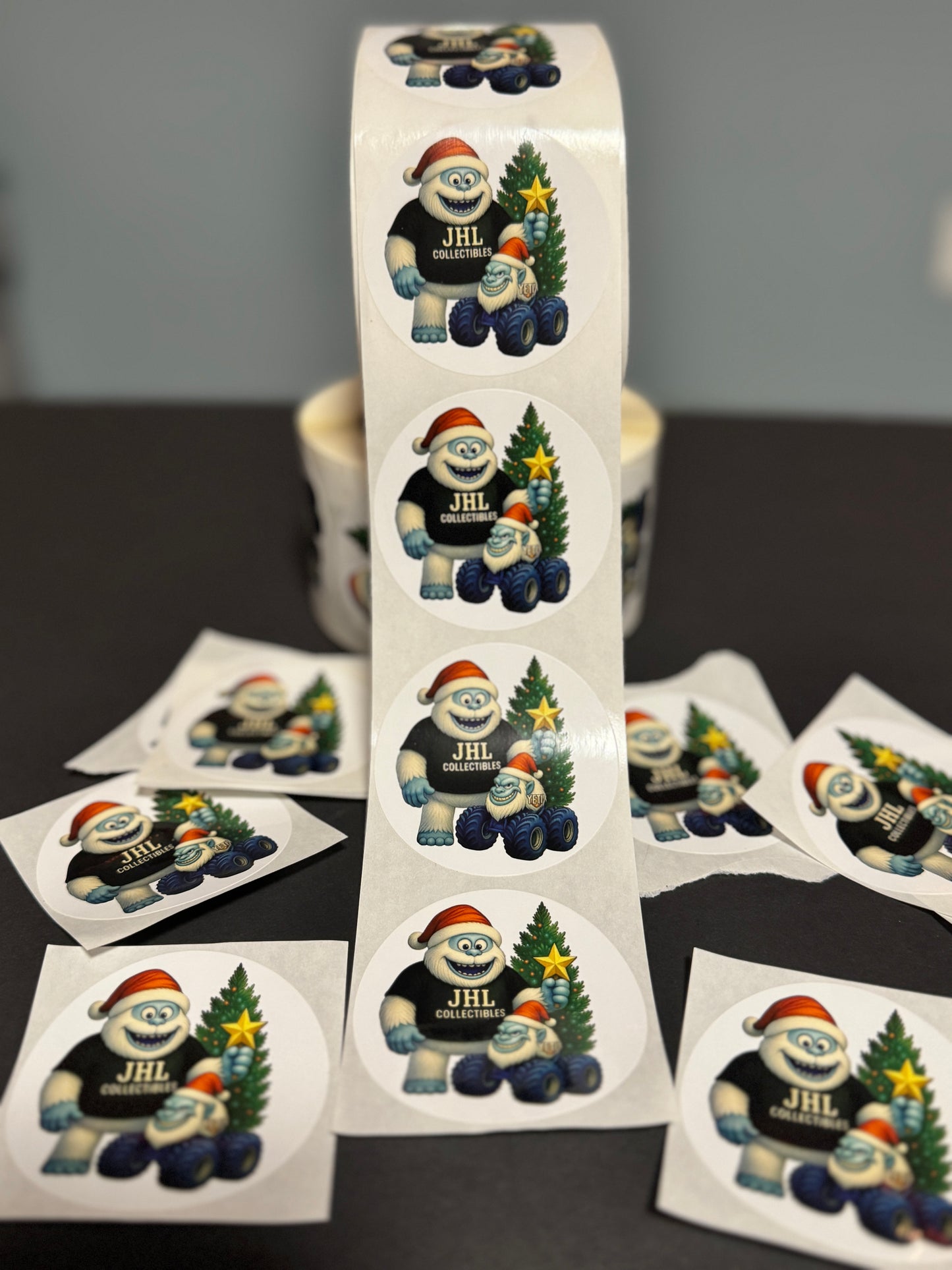 JHL Collectibles 2025 Limited run Holiday Stickers (2 stickers)