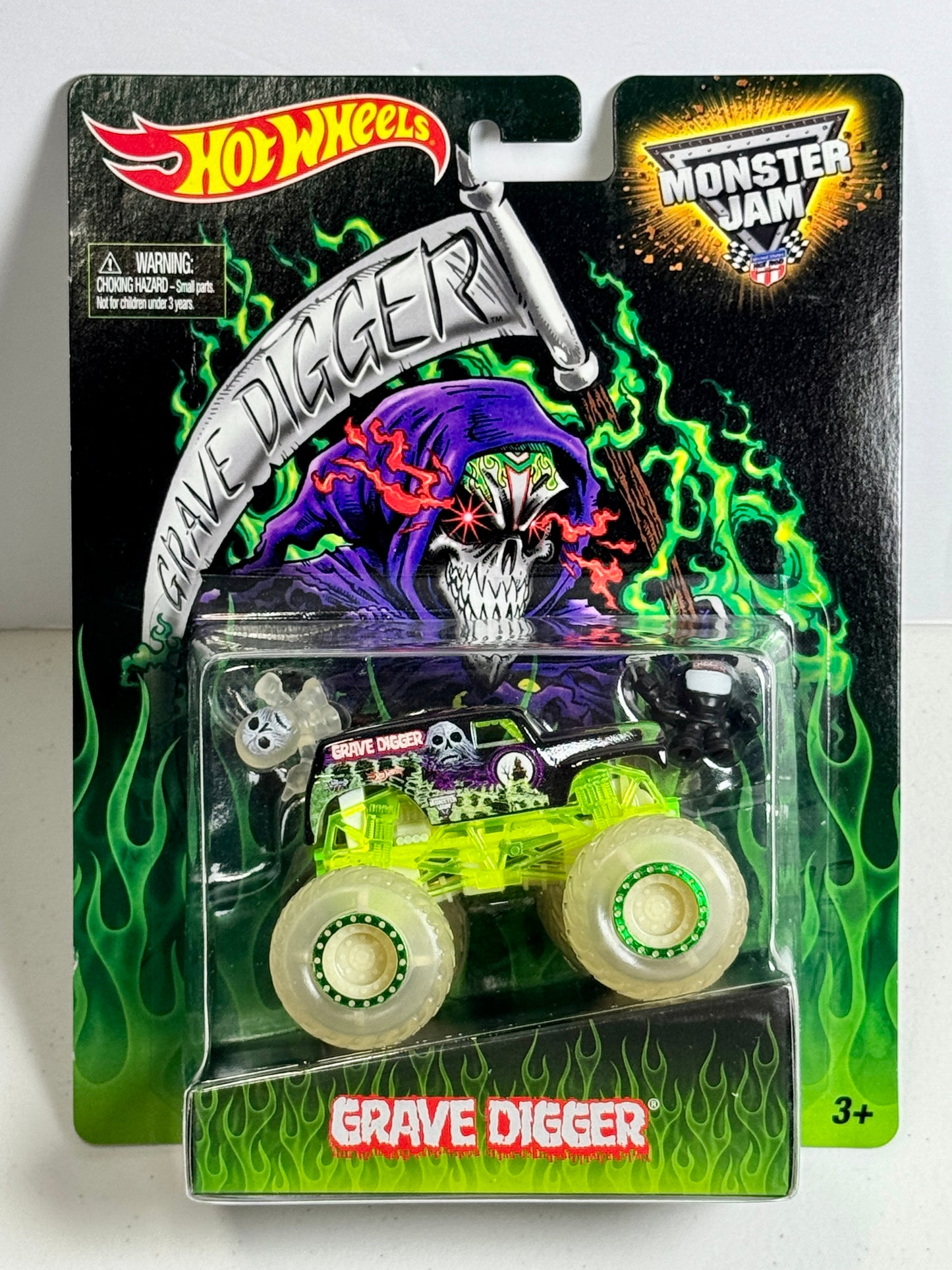 Hot Wheels Monster Jam Glow-in-the-Dark Grave Digger Mail-In Exclusive