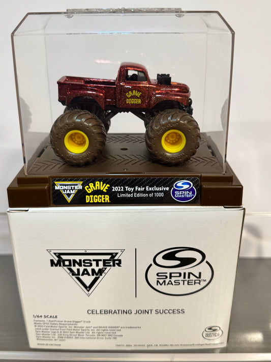 2022 Grave Digger Red Primer Toy Fair 1/1000