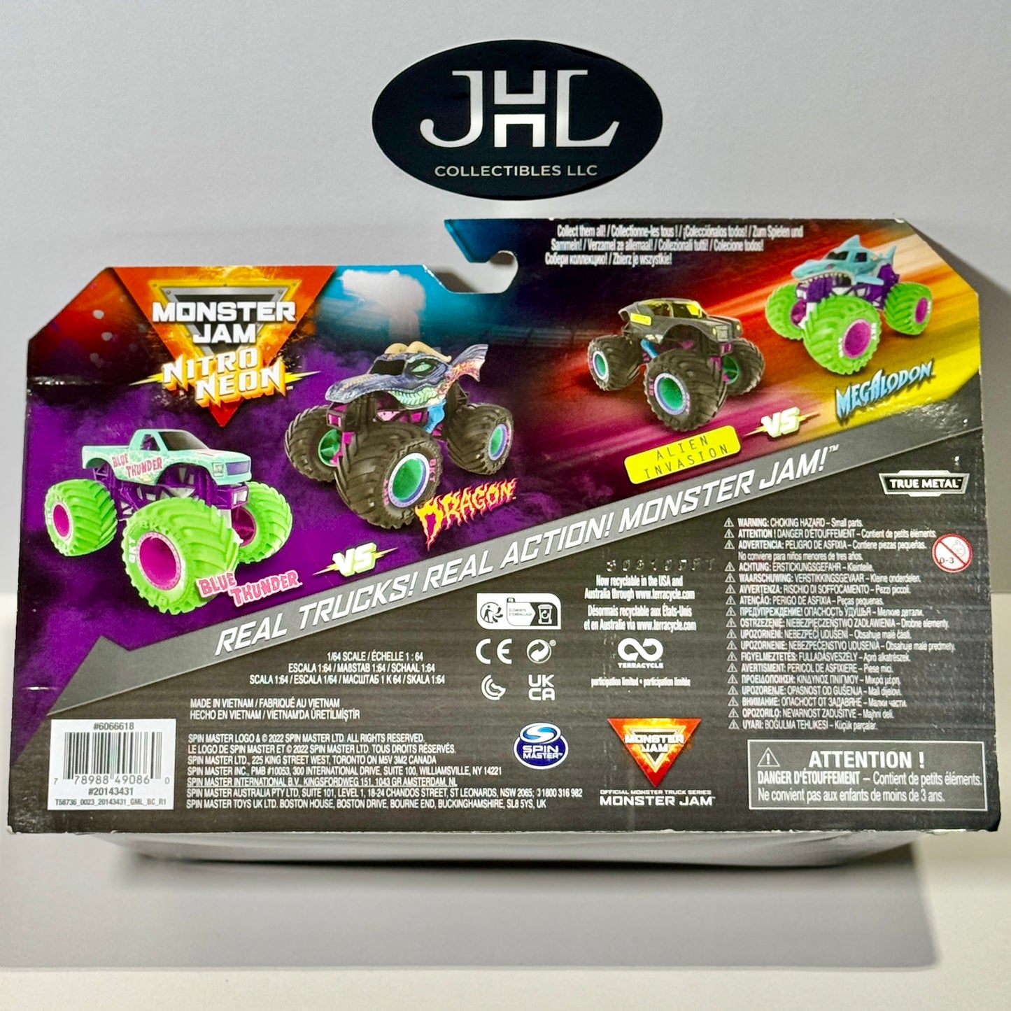 Nitro Neon Blue Thunder vs Dragon