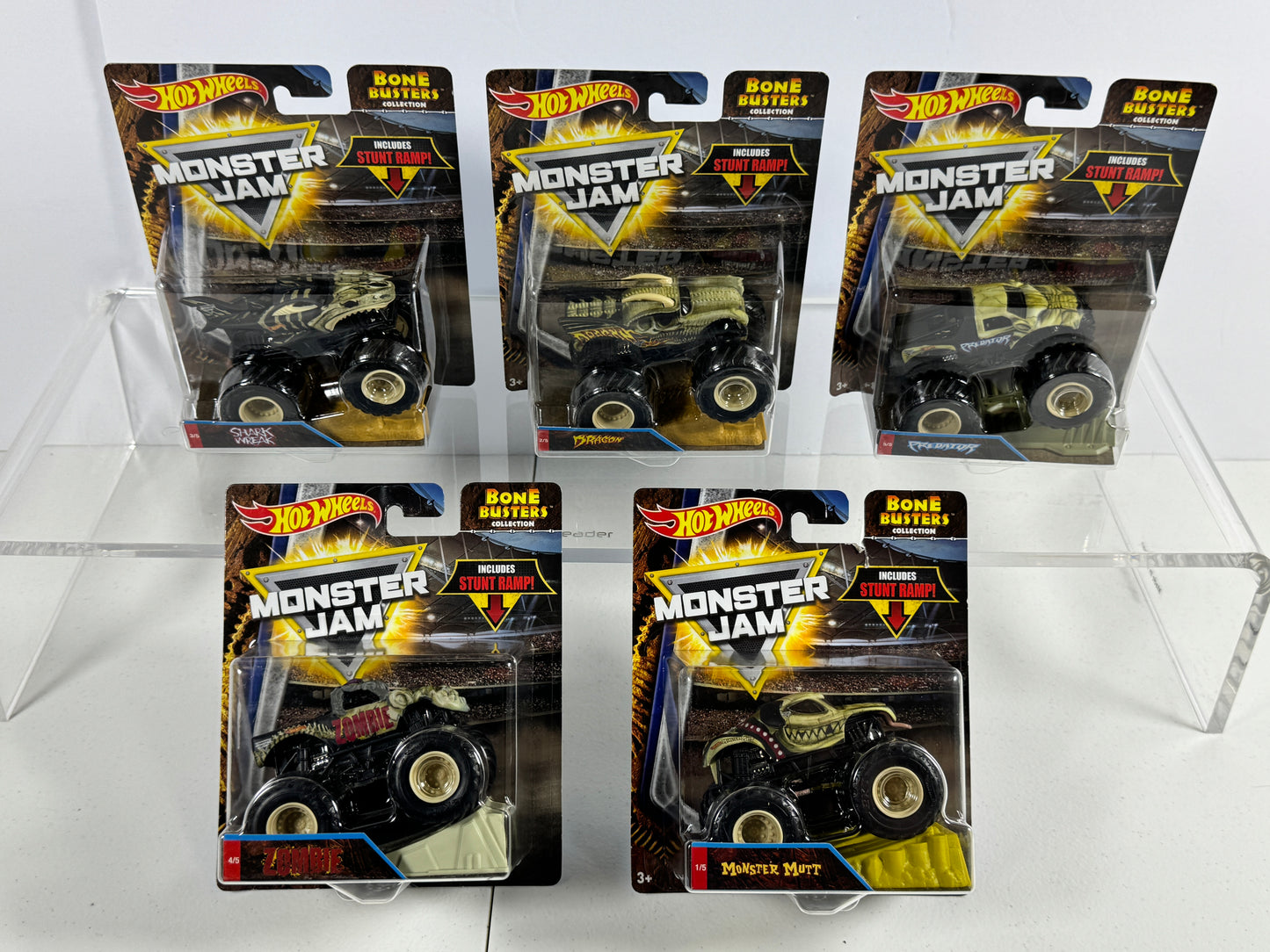 Hot Wheels Bone Busters set of 5