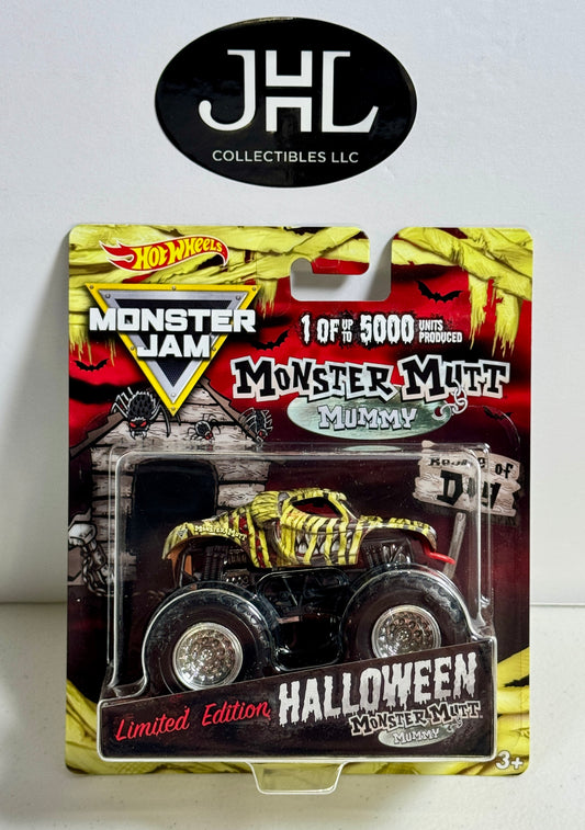 Hot Wheels 2018 Halloween Monster Mutt Mummy Limited Edition 1/5000
