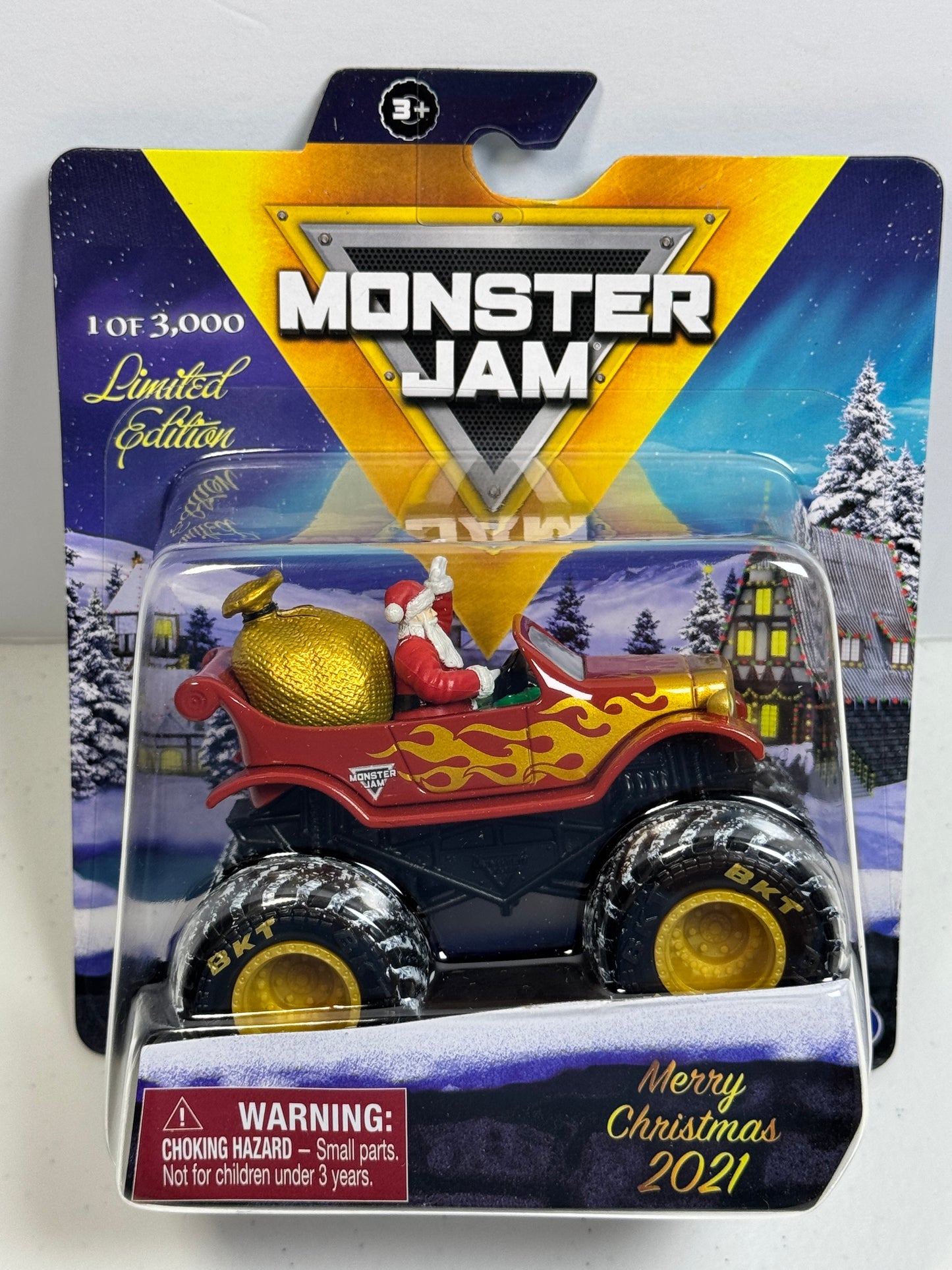 Monster Jam Merry Christmas 2021 Limited Edition (1 of 3000)Santa