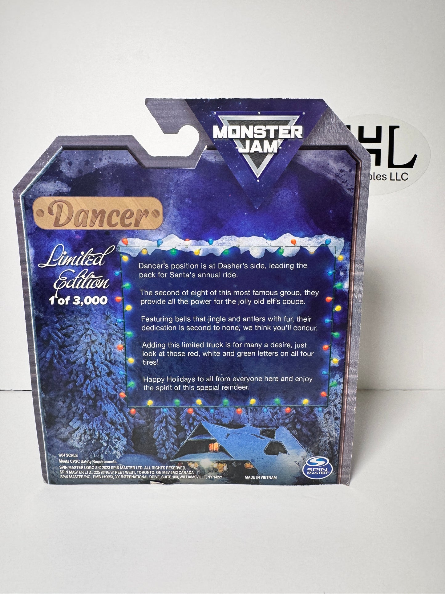 Monster Jam Merry Christmas 2023 Limited Edition (1 of 3000) Dancer