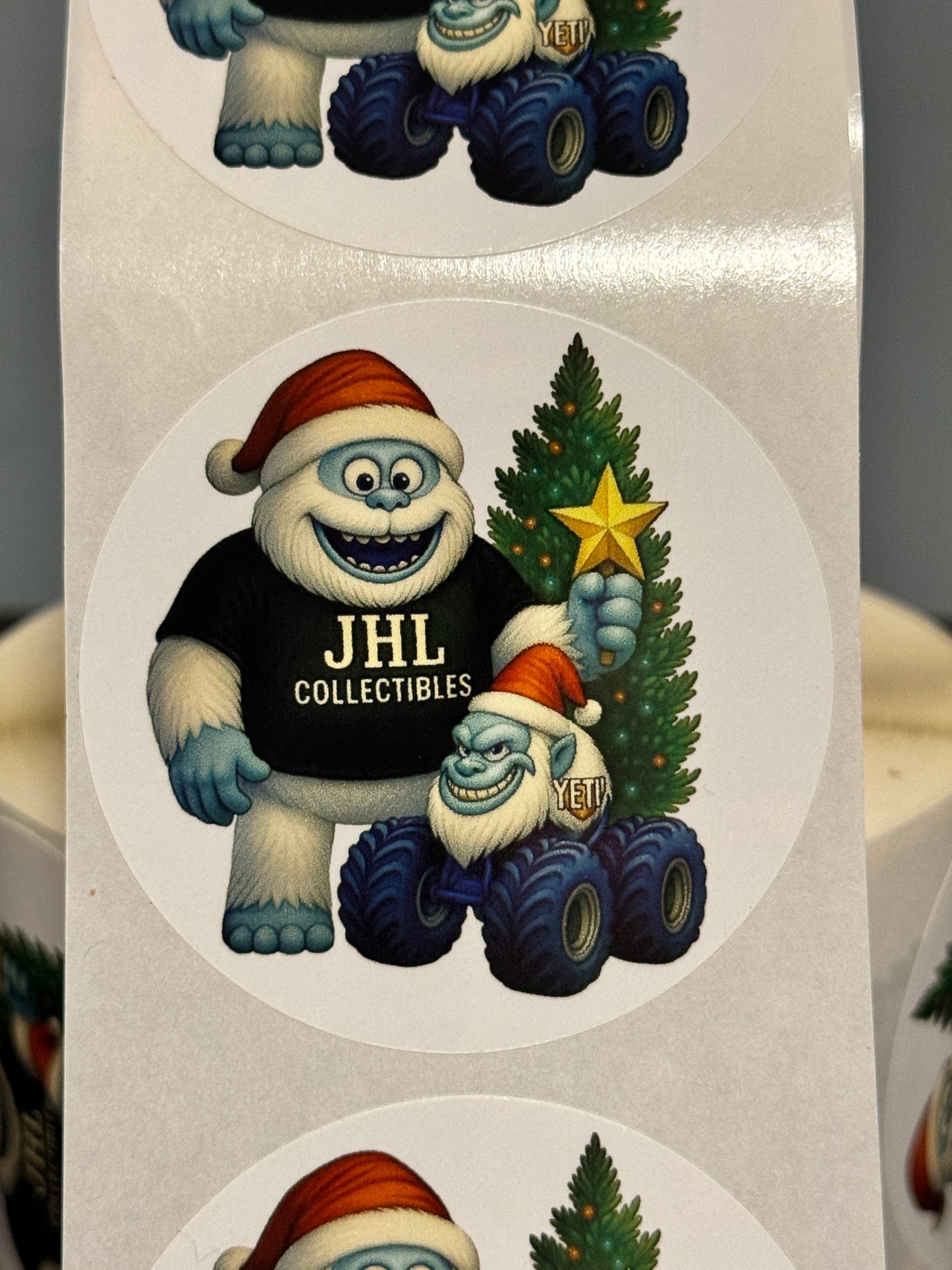 JHL Collectibles 2025 Limited run Holiday Stickers (2 stickers)