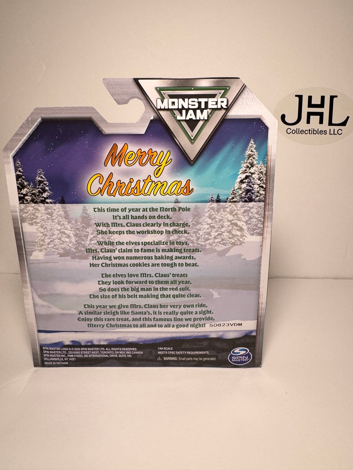 Monster Jam Merry Christmas 2025 Limited Edition (1 of 3000) Mrs Claus