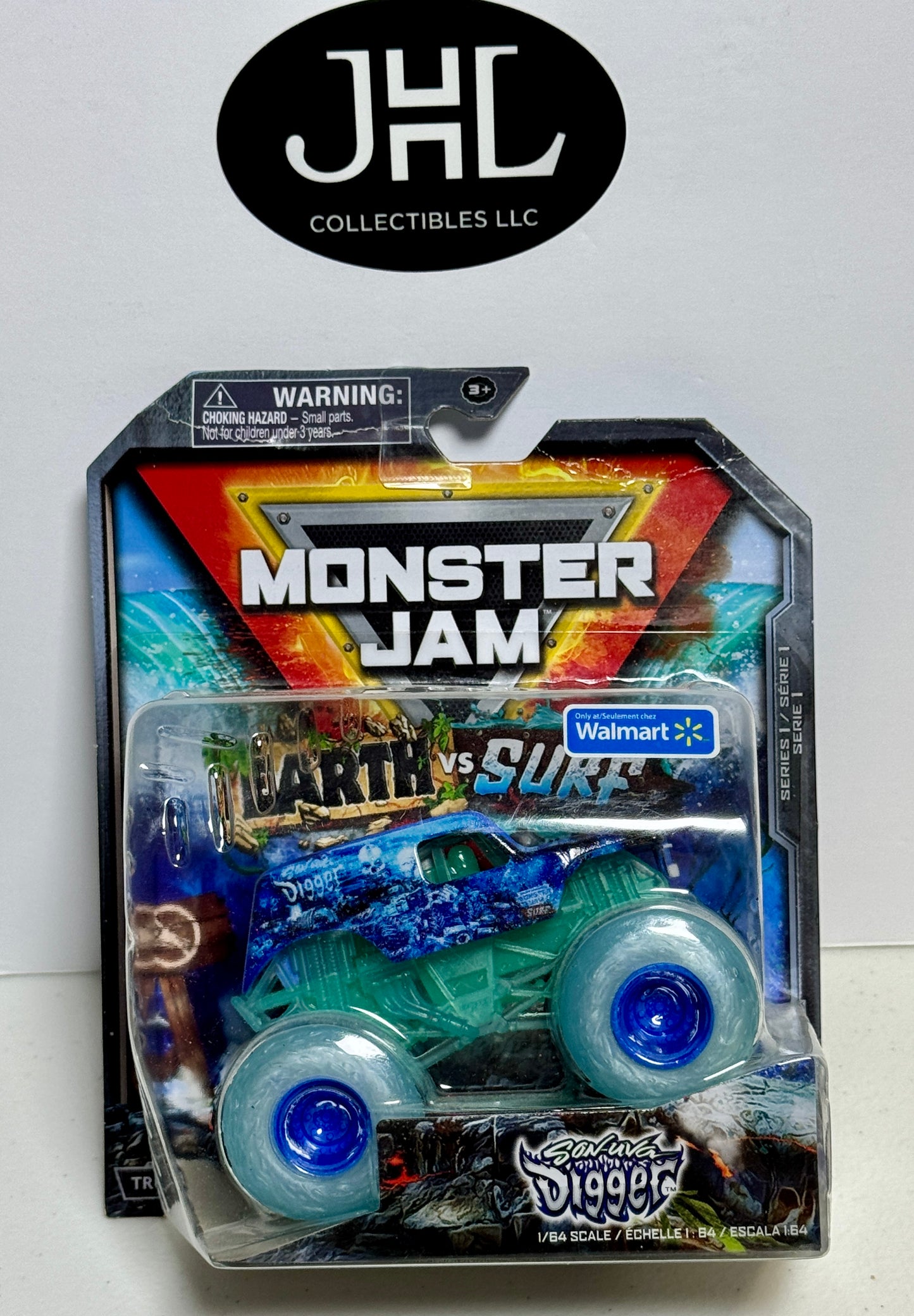 Monster Jam Earth & Surf Son Uva Digger