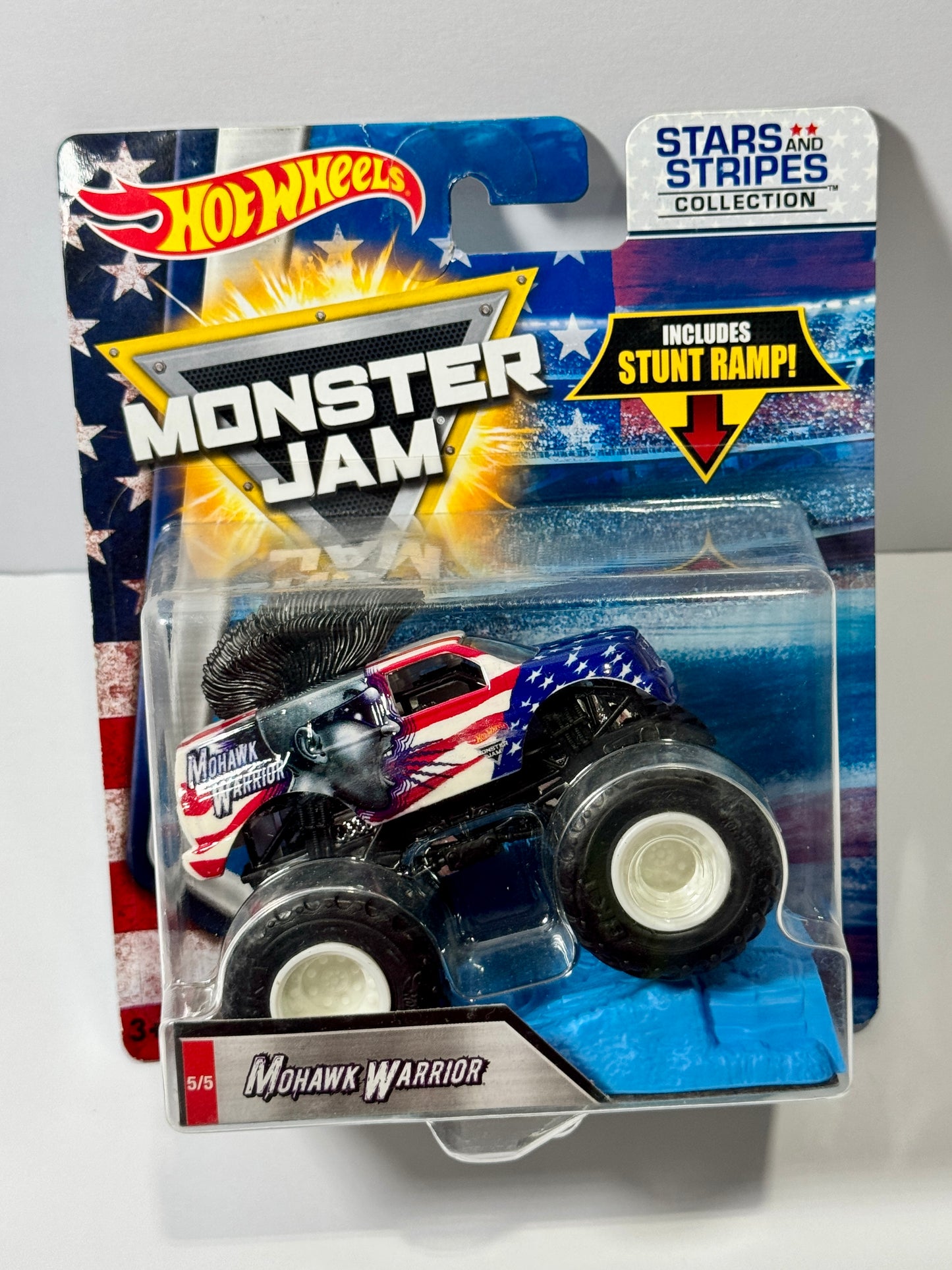 Hot Wheels Monster Trucks Stars & Stripes Set of 5