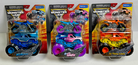 Series 2 Dirt Bike Duos – Megalodon, Sparkle Smash & El Toro Loco