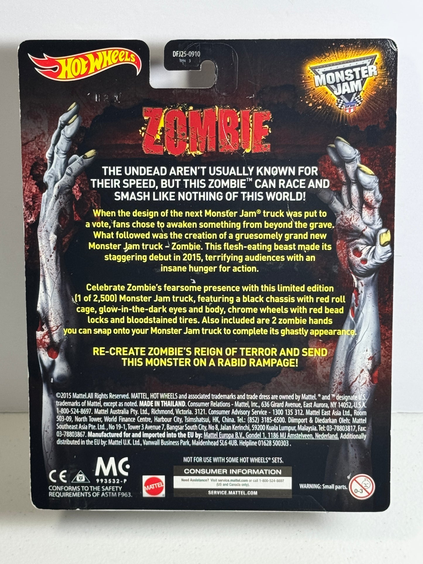 Hot Wheels Monster Jam Zombie Mail-In Exclusive