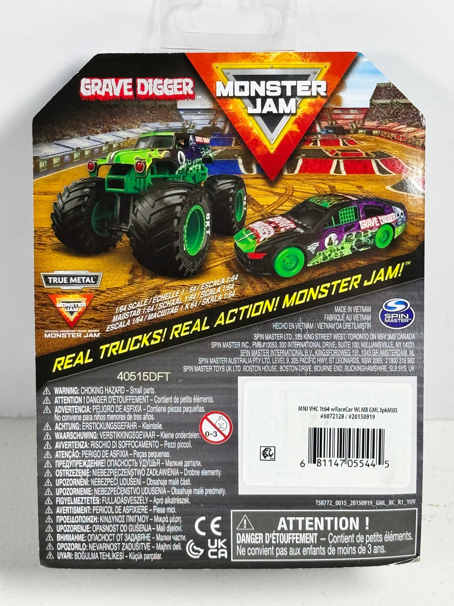 S5 Grave Digger Racecar Duo Pack