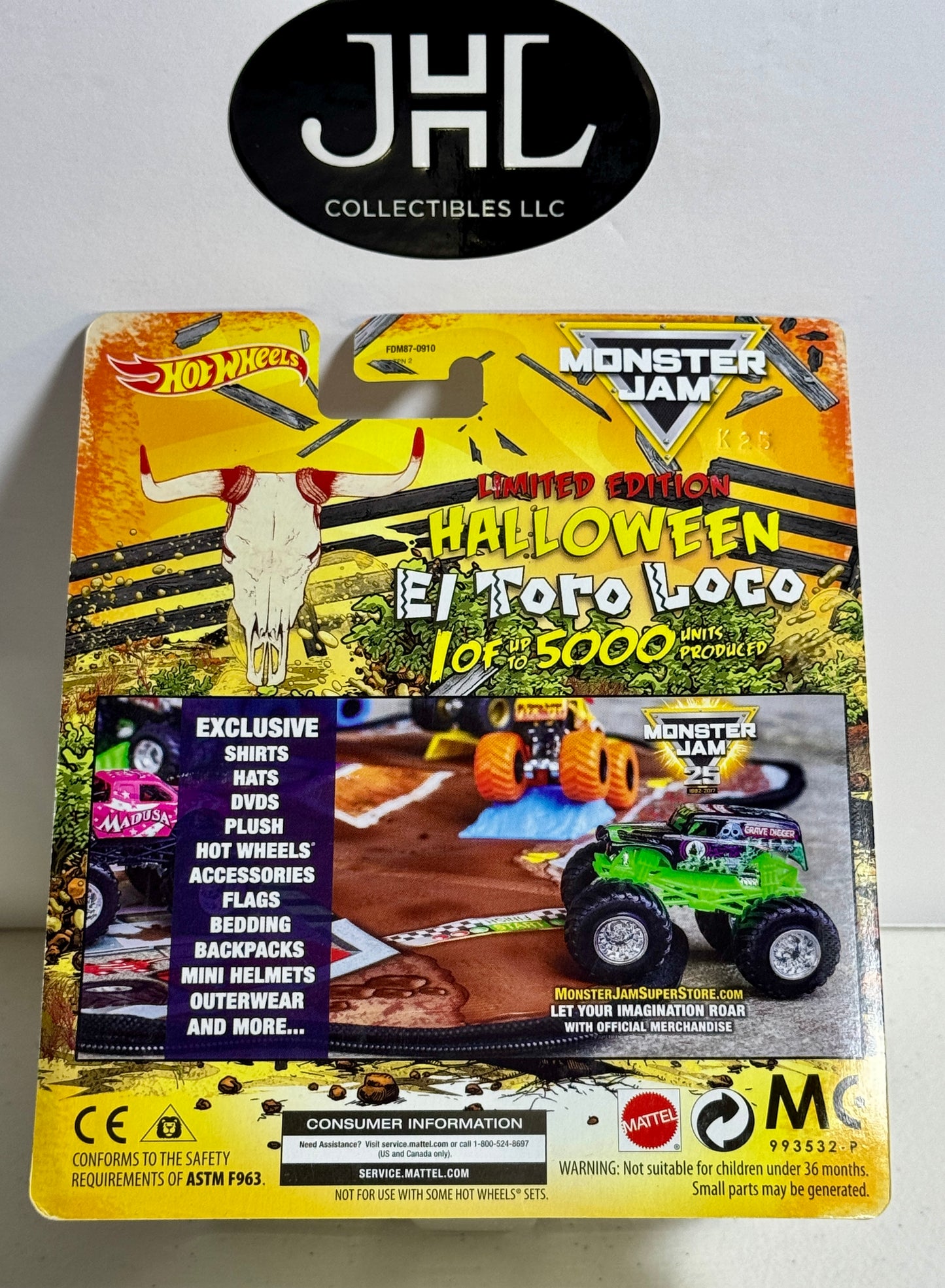 Hot Wheels 2017 Halloween El Toro Loco Limited Edition 1/5000