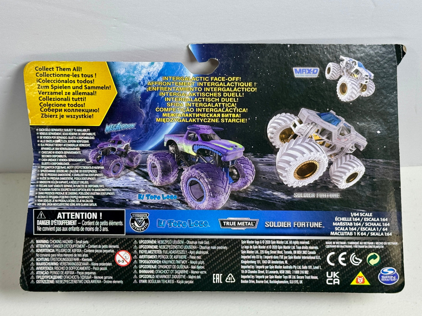 Monster Jam Gears & Galaxies Soldier Fortune vs El Toro Loco