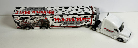 Hot Wheels Monster Jam Monster Mutt Dalmatian Transport Hauler