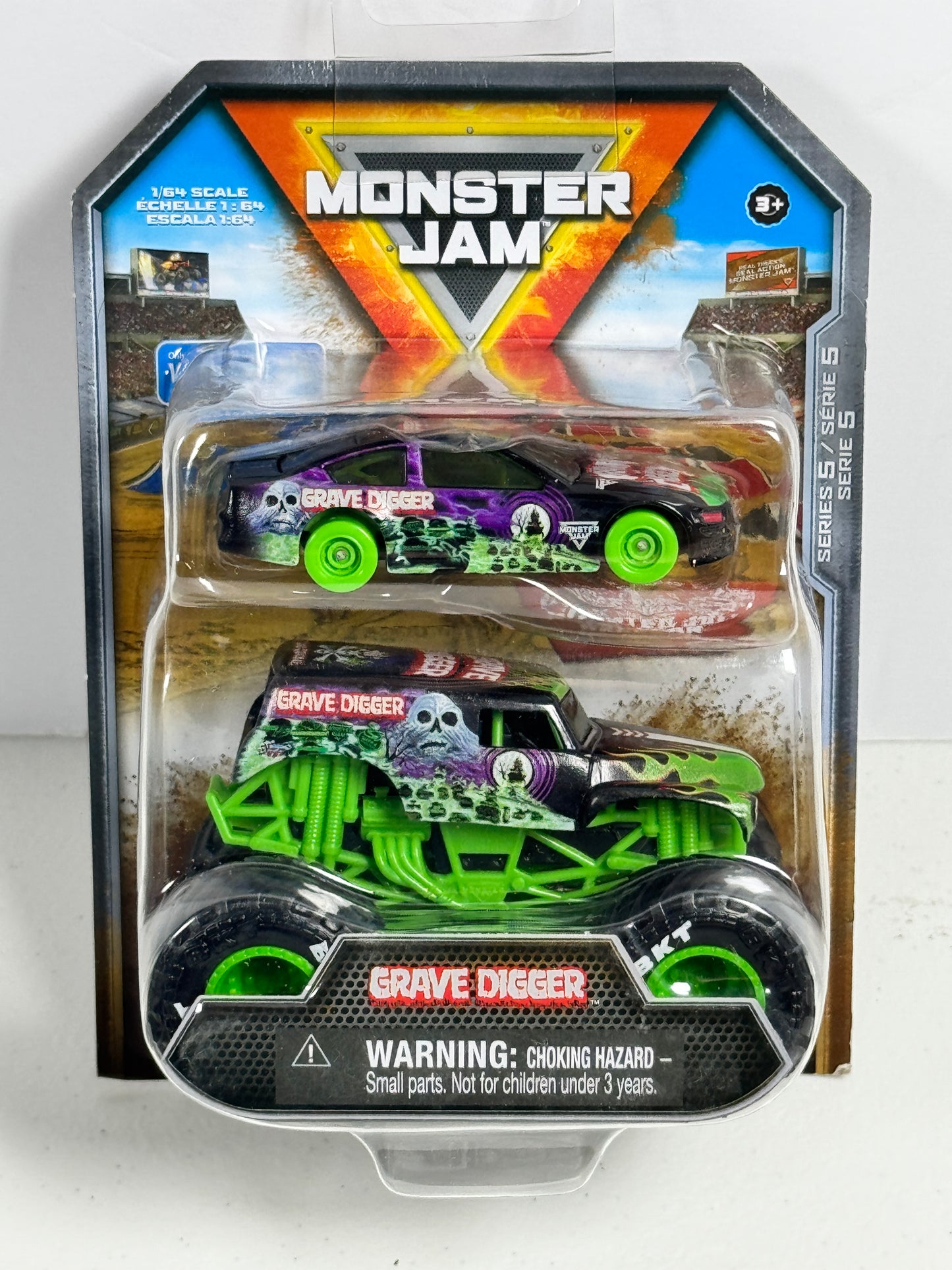 S5 Grave Digger Racecar Duo Pack