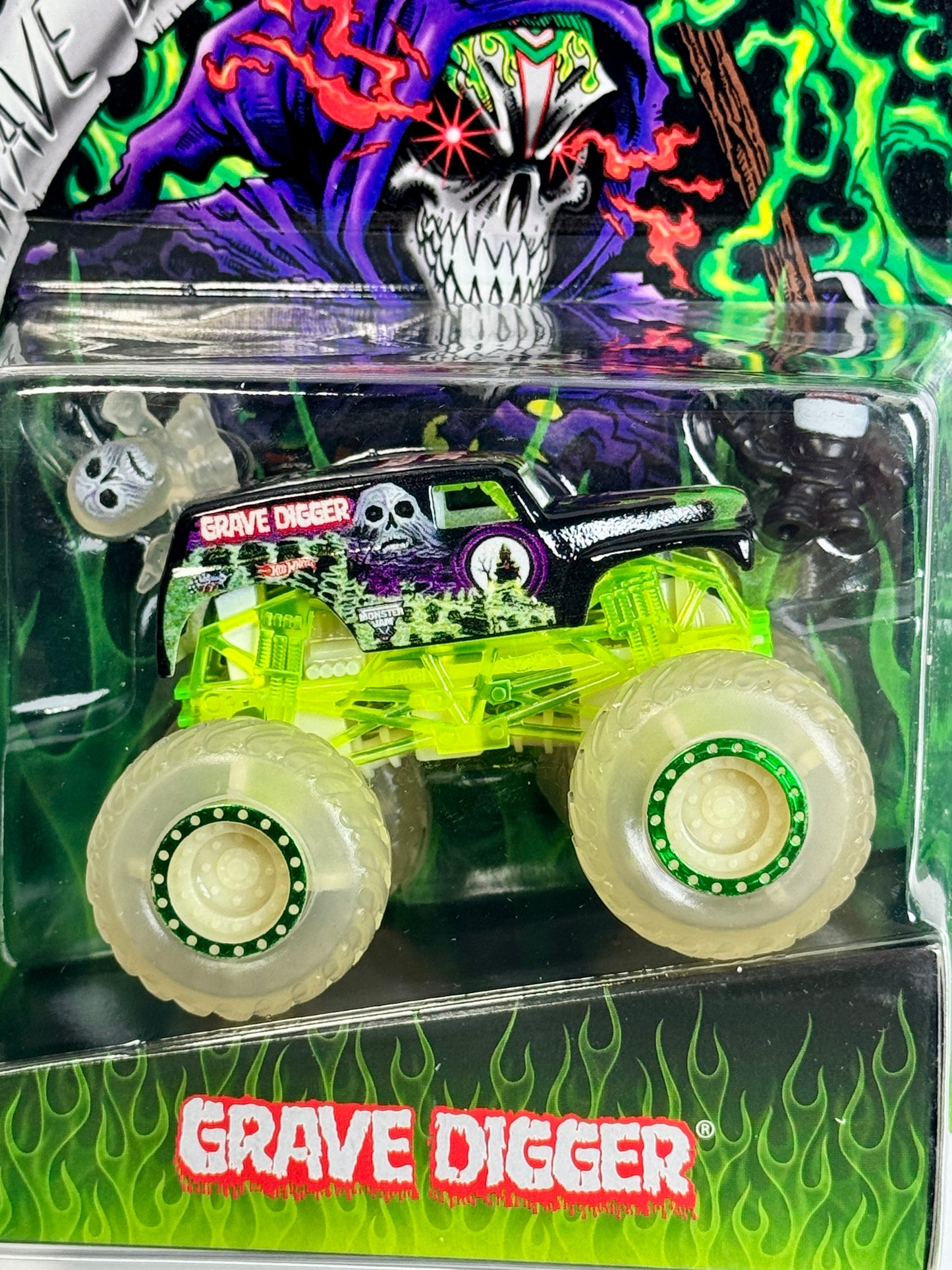Hot Wheels Monster Jam Glow-in-the-Dark Grave Digger Mail-In Exclusive
