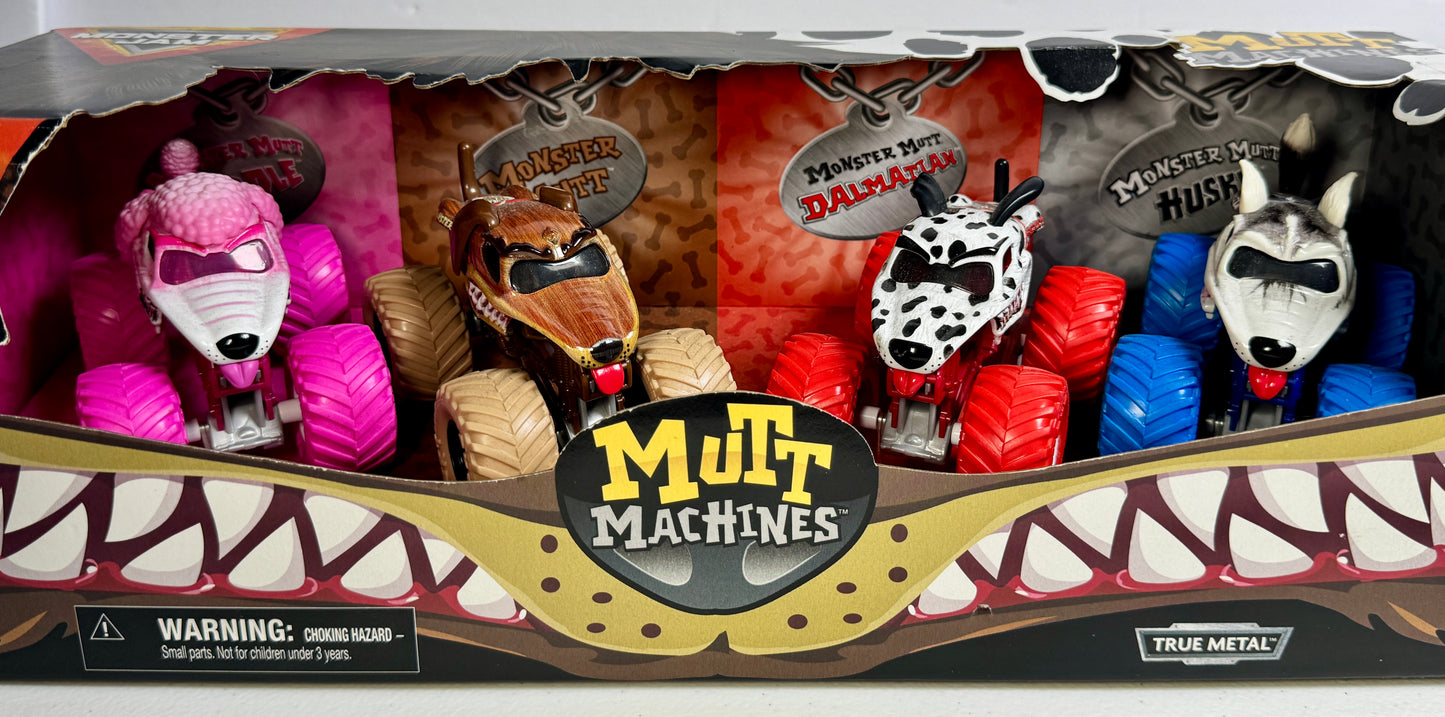 Monster Jam Mutt Machines International Exclusive 4-Pack