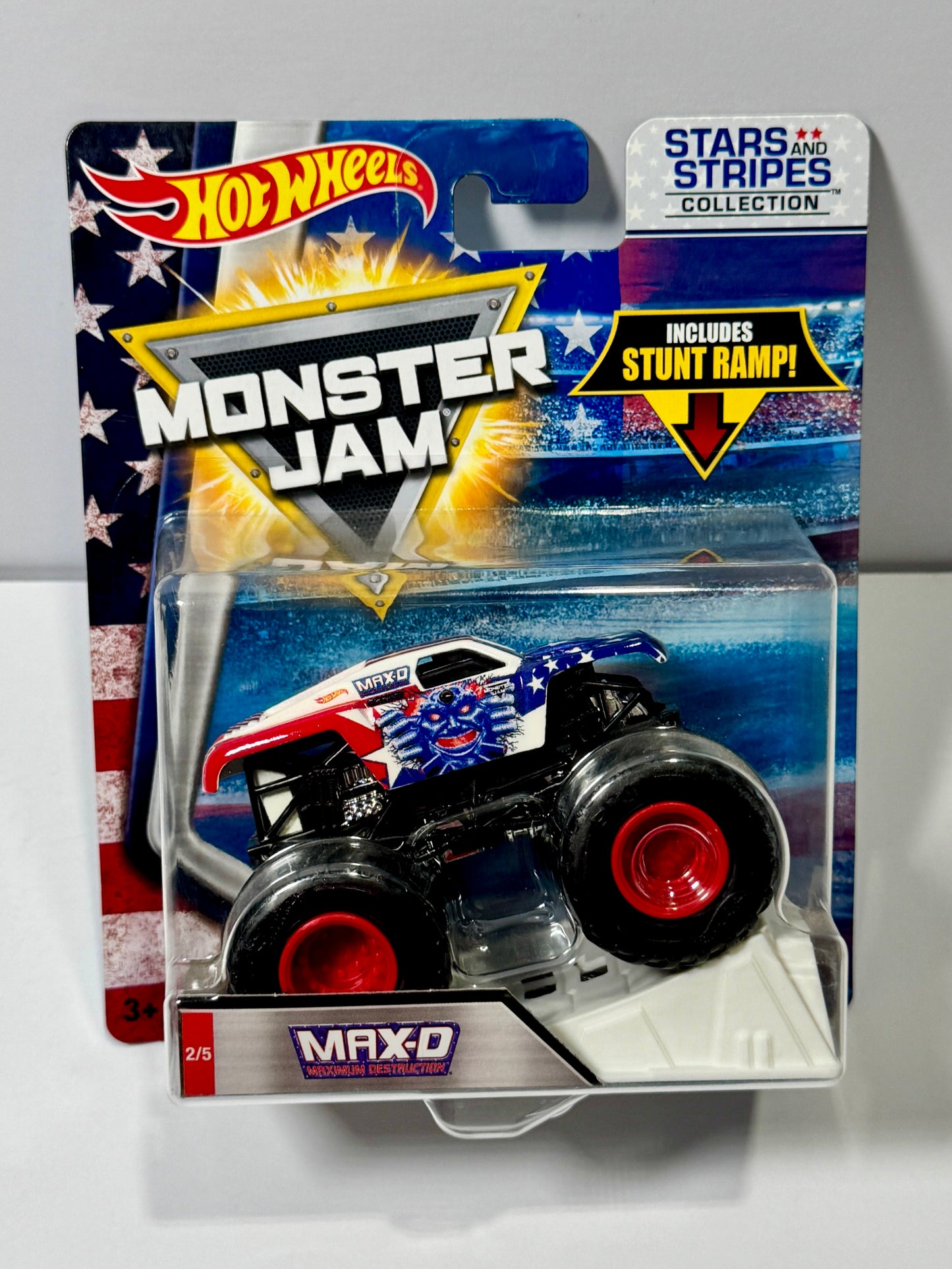 Hot Wheels Monster Trucks Stars & Stripes Set of 5