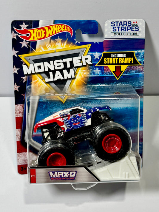 Hot Wheels Monster Trucks Stars & Stripes Max-D