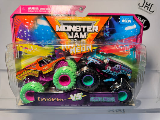 Nitro Neon Earth Shaker vs Grave Digger
