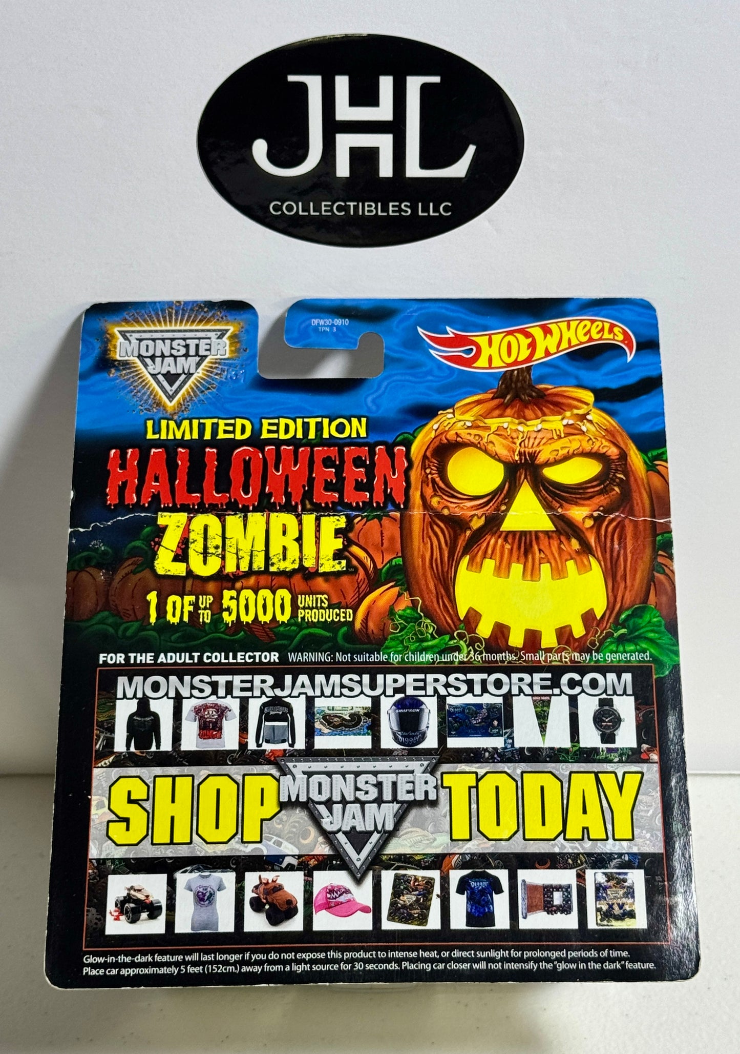 Hot Wheels 2015 Zombie Halloween pumpkin Limited Edition 1/5000