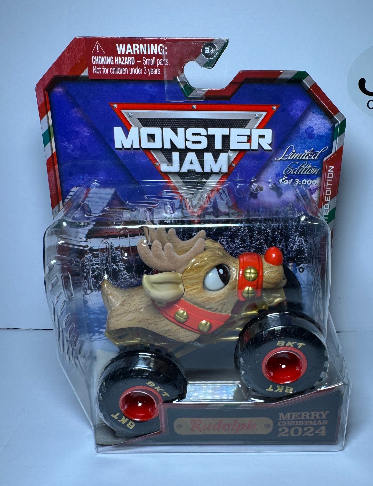 Monster Jam Merry Christmas 2024 Limited Edition (1 of 3000) Rudolph