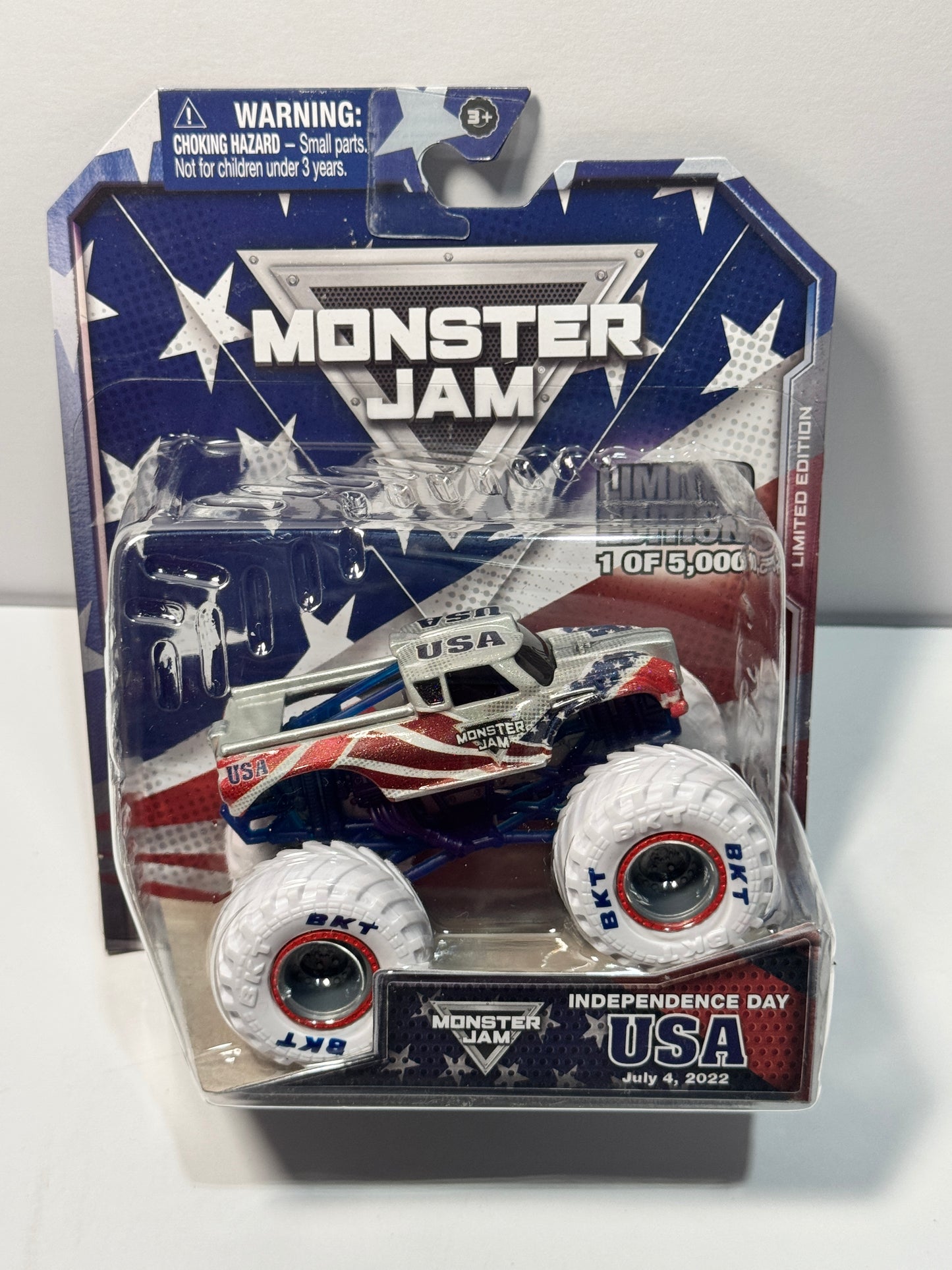 2022 Monster Jam Monster Truck 4th Of July Independence Day Limited Edition 1/5000