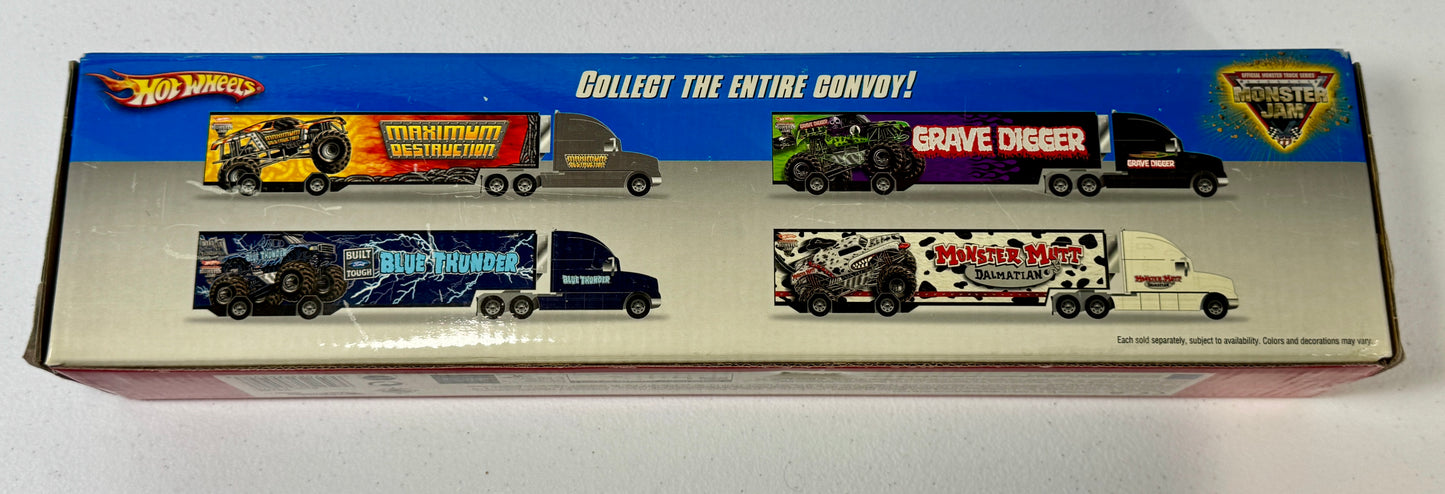 Hot Wheels Monster Jam Monster Mutt Dalmatian Transport Hauler