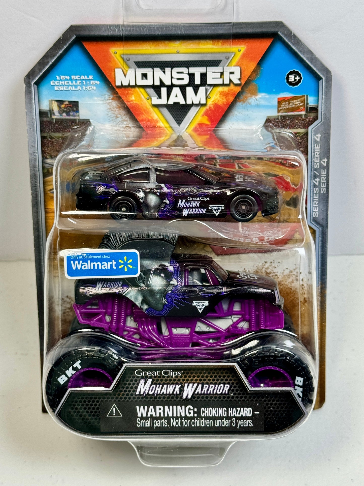 S4 Mohawk Warrior & Race Car Duo Pack