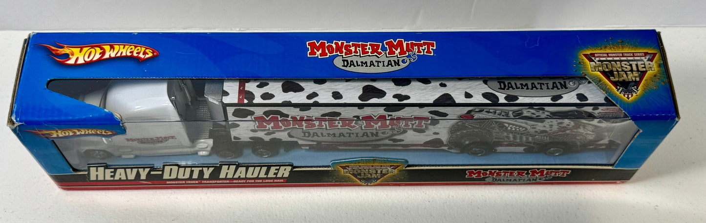 Hot Wheels Monster Jam Monster Mutt Dalmatian Transport Hauler